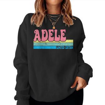 Adele Nombre Personalizado Linda Idea Groovy Adele Sudadera Mujer - Regaloses