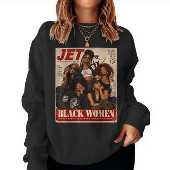 Afro Girl Shape A Brighter Tomorrow Black Girl Magic Women Sweatshirt - Thegiftio UK