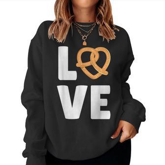 Arte Divertido De Pretzel Para Hombres Y Es Pretzelsuaves De Comida Alemana Sudadera Mujer - Regaloses