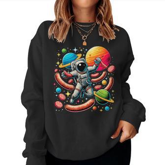 Astronauteuraucisse Amusante Pour Hommes S Enfants Sweat-shirt pour femme - Cadeauxyz