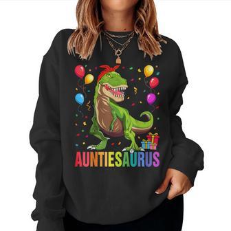 Auntiesaurus T Rex Dinosaurio Tíaaurus Familia Coincidencia Sudadera Mujer - Regaloses