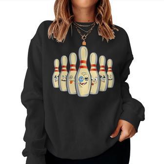 Beat Up Maillot De Bowling Humoristique Sweat-shirt pour femme - Cadeauxyz
