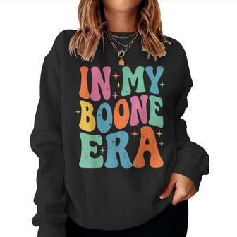 In My Boone Era Boone Heart Kids Groovy Women Sweatshirt | Seseable UK