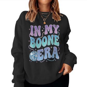 In My Boone Era Boone Heart Kids Groovy Women Sweatshirt | Seseable UK