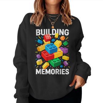 Building Memories Bricks Blocks Adult Kids Boys Girls Women Sweatshirt - Thegiftio UK