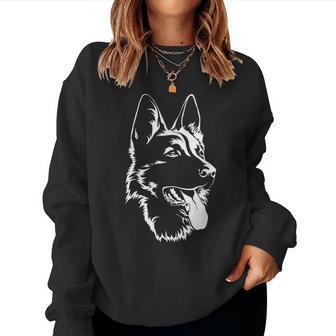 Cadeau Pour Amoureux Des Chiens De Berger Allemand Pour Papa Maman Homme Enfant Sweat-shirt pour femme - Cadeauxyz