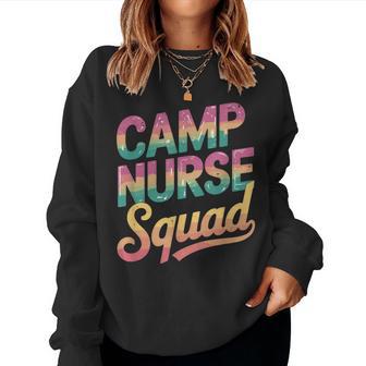 Camp Nurse Squad Camp Nursing Crew Women Sweatshirt - Thegiftio UK