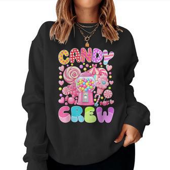Candy Land Candy Crew Decorations Sweetie Candy Squad Girls Women Sweatshirt | Seseable UK
