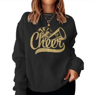 Cheer Leader Cheerleading For Cheerleader Squad Girl Bff Women Sweatshirt - Thegiftio UK