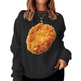 Chicken Nugget Food Halloween Costume Graphic Women Sweatshirt - Thegiftio UK