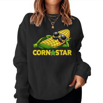 Corn Star Food Pun Adult Humor Women Women Sweatshirt - Thegiftio UK