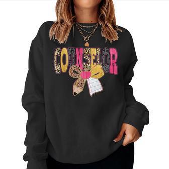 Counselor Teacher Coquette Bow First Day Back To School Women Sweatshirt - Thegiftio UK
