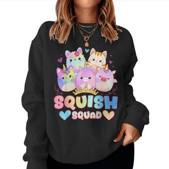 Cute Birthday Girl Squish Squad Party Women Sweatshirt - Thegiftio UK