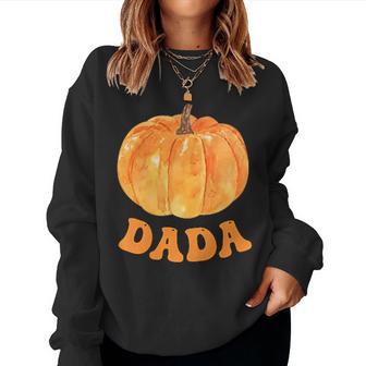 Dada Of The Little Pumpkin Cute 1St Birthday Boy Girl Women Sweatshirt - Thegiftio UK