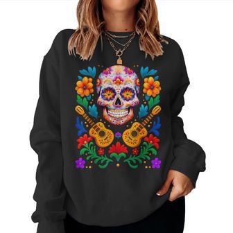 Day Of The Dead Sugar Skull Dia De Los Muertos Women Women Sweatshirt - Thegiftio UK