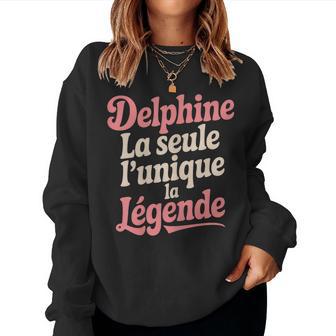 Delphine Humour Idée Cadeau Humoristique Drôle Sweat-shirt pour femme - Cadeauxyz