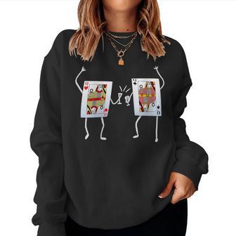 De Joueur De Poker Comme Tenue De Poker Sweat-shirt pour femme - Cadeauxyz