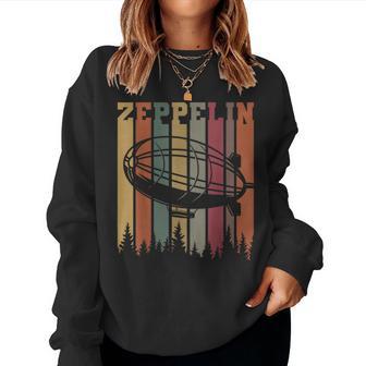 Dirigible Zeppelinintage Années 80 Dirigeable Rétro Pour Homme Et Sweat-shirt pour femme - Cadeauxyz