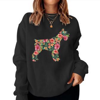 Divertidailueta De Perro Con Forma De Flor Dechnauzer Regalos Florales Para Sudadera Mujer - Regaloses