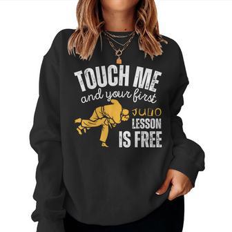 Divertido Arte De Judo Para Hombres Es Niños Judoka Deporte Luchador Amante Sudadera Mujer - Regaloses