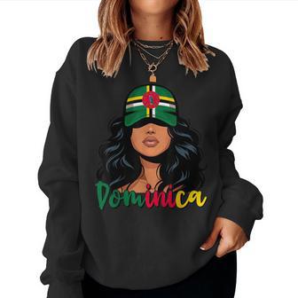 Dominican Girl Dominica Flag Proud Dominican Women Women Sweatshirt - Thegiftio UK