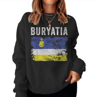 Drapeau De Bouriatieieilli – Hommes S Enfants – Drapeau Bouriate Sweat-shirt pour femme - Cadeauxyz