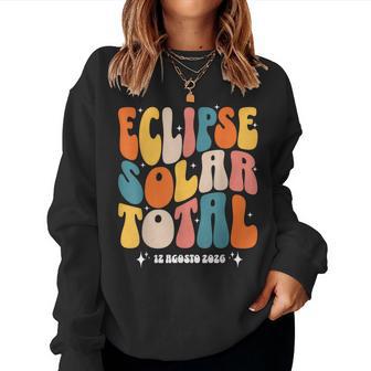 Eclipseolar Total Agosto 12 2026 España Groovy Sudadera Mujer - Regaloses