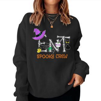 Ent Nurse Spooky Halloween Otolaryngology Ear Nose Throat Women Sweatshirt | Seseable UK