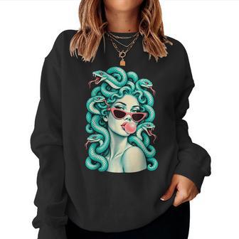 Feminist Medusa Since 700 BC Bubblegum Medusa Women Sweatshirt - Thegiftio UK