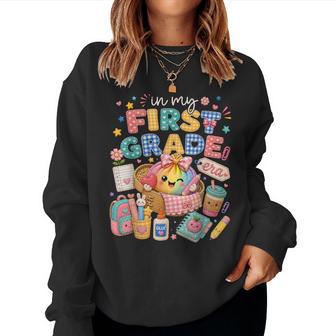 In My First Grade Era Dumpling Girls Teacher Back To School Women Sweatshirt - Thegiftio UK