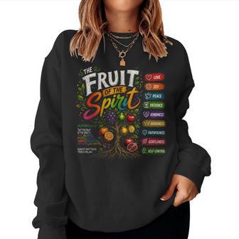 Fruit Of The Spirit Fruit Colorful Summer Vacation Christian Women Sweatshirt - Thegiftio UK
