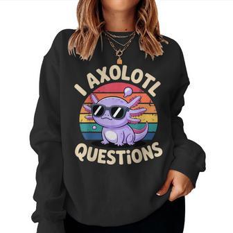 Axolotl For Kids Axolotl Lovers Women Sweatshirt - Thegiftio UK