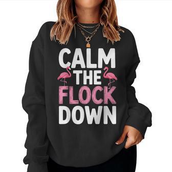 Flamingo For Kids Bird Pink Flamingo Women Sweatshirt - Thegiftio UK