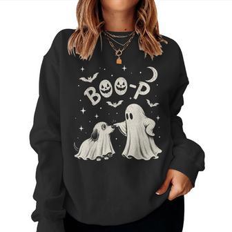 Halloween Boo-P Dog Ghost Girl Boy Women Sweatshirt - Thegiftio UK