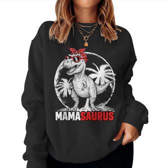 Mamaaurus Día De La Madre Mamasaurus T Rex Dinosaurio In Mangas Sudadera Mujer - Regaloses