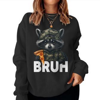 Raccoon Bruh Meme Ns Boys Girls Graphic Women Sweatshirt - Thegiftio UK