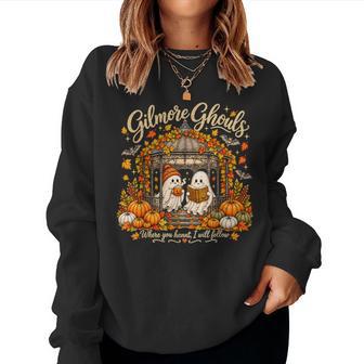 Gilmore Ghouls Where You Haunt I Will Follow Fall Halloween Women Sweatshirt - Thegiftio UK