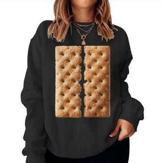 Graham Cracker Kids Smores Costume Women Sweatshirt - Thegiftio UK