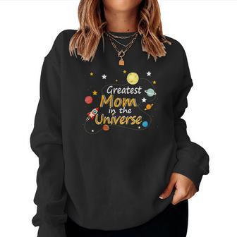Greatest Mom In The Universe Christmas Ideas For Mom Women Sweatshirt | Seseable UK
