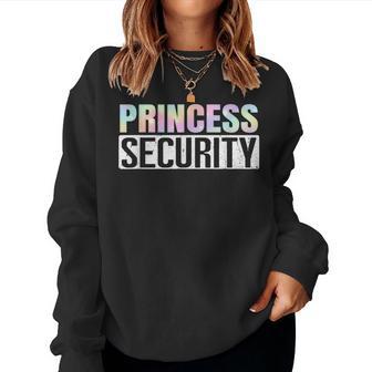 Halloween Mom Dad Daughter Adult Costume Princess Security Women Sweatshirt - Thegiftio UK