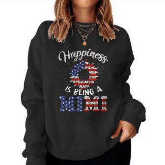 Happiness Is Being A Mimi Christmas Ideas For Mom Women Sweatshirt | Seseable UK