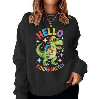 Hello Kindergarten First Day Of Kindergarten Boy Girl Women Sweatshirt - Thegiftio UK