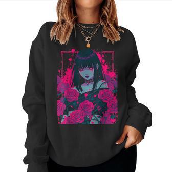 Horror Románticoampiro Goth Anime Manga Harajuku Romantasy Sudadera Mujer - Regaloses