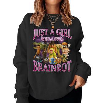 Italian Brainrot Lover Girl Meme Internet Humor Women Sweatshirt - Thegiftio UK