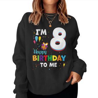 Its My 8Th Birthday Boys Girls 8Yr Old Bday Kids Women Sweatshirt - Thegiftio UK