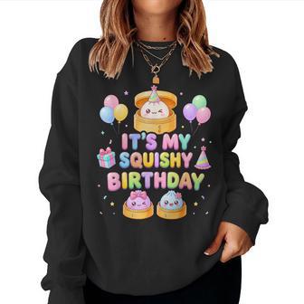 It's My Squishy Birthday Cute Dumpling Kawaii Anime Girls Women Sweatshirt | Seseable UK
