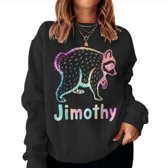 Jimothy Raccoon Meme Team Kids Women Sweatshirt - Thegiftio UK