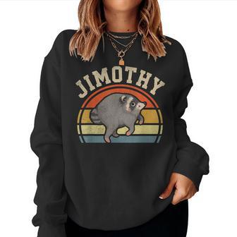 Jimothy Raccoon Seattle Feral Trash Panda Wildlife Women Sweatshirt - Thegiftio UK