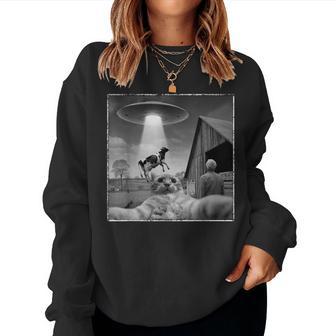 Katzen Männer Frauenerschwörungstheorie Lustig Fun Sweatshirt Frauen - Geschenkecke