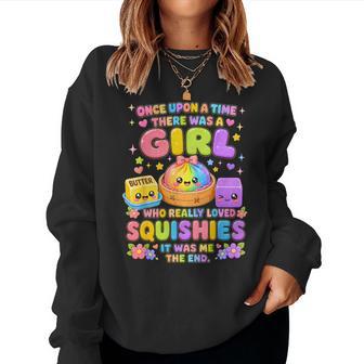 Kawaii Rainbow Dumpling Girl Who Loved Squishies Women Sweatshirt - Thegiftio UK